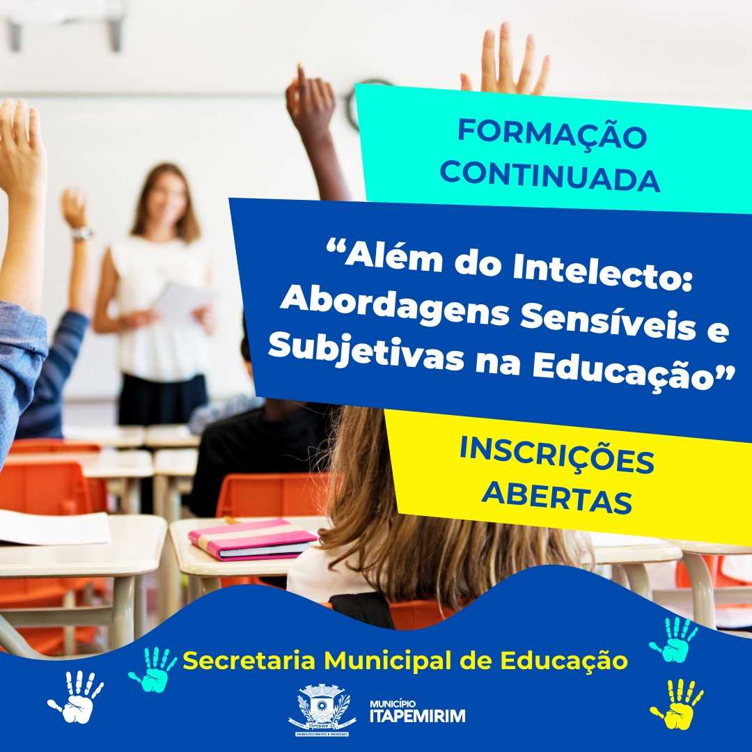 Prefeitura Municipal De Itapemirim Itapemirim Abre Inscrições Para Curso De Formação 9237